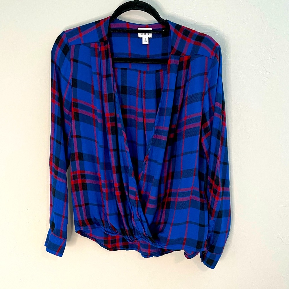Plaid Blouse